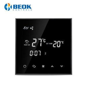 Termostat cu fir pentru aer conditionat BeOk TGT70-AC2, Compatibil cu sisteme HVAC imagine