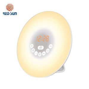 Lampa inteligenta cu alarma si radio FM RedSun – 6638D imagine