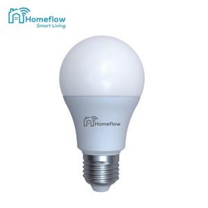 Bec inteligent LED Wireless Homeflow B-5010, E27, 9W (25W), 806lm, dimabil, lumina calda/ rece, Control de pe telefonul mobil imagine
