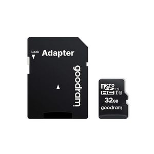 Card de memorie MicroSDXC + Adaptor SD, GOODRAM M1AA-0320R12, 32 GB, Memorie interna USH-I imagine