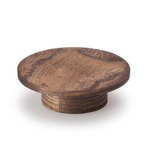 Buton din lemn pentru mobilier Echo, finisaj maro periat - Viefe imagine