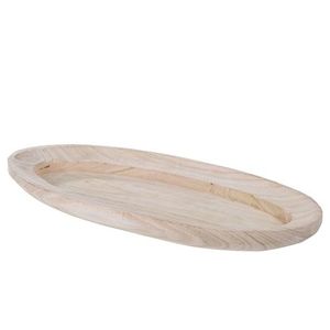 Platou oval din lemn 50x23 cm imagine