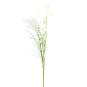 Flori de câmp artificiale 51 cm, albe imagine