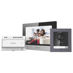 Kit videointerfon IP HIKVISION DS-KIS702, Display 7 inch, Consum 6W, Unghi vizibilitate de 180° imagine