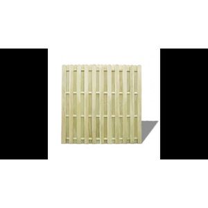 Panou pentru gard din lemn de pin 180 x 180 cm, verde imagine