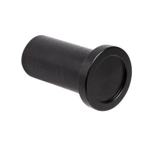 Buton pentru mobila Round, finisaj negru periat, D: 25 mm - Viefe imagine