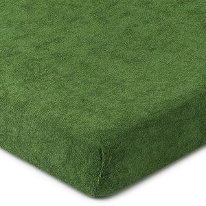 Cearșaf de pat 4Home frotir, verde măsline, 90 x 200 cm, 90 x 200 cm imagine