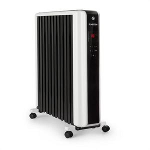 Klarstein Thermaxx 2500, radiator pe ulei, 2500 W, 5 - 35 ° C, 24 h timer, alb/negru imagine