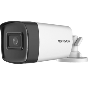 Camera de supraveghere HikVision Analog HD, Rezolutie 5 MP, Lentila 2.8 mm, Microfon integrat, Infrarosu, Unghi vizual 85° imagine