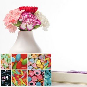 Autocolant Gekkofix, multicolor, model bomboane colorate, 45cmx15m imagine