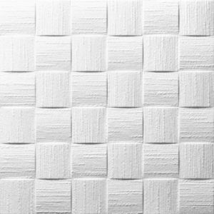 Tavan fals decorativ din polistiren expandat Decosa Dublin, alb, 50x50x0.8mm, bax 10 pachete x 2mp, Cod 12032 imagine