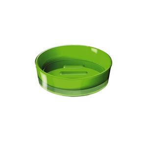 Savoniera Ridder Disco, verde lucios, plastic acrilic, Cod 38078 imagine