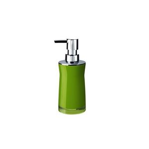 Dozator sapun lichid Ridder Disco, verde lucios, plastic acrilic, capacitate 210 ml, Cod 38088 imagine