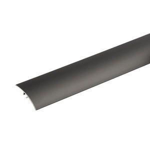 Profile de trecere cu diferenta de nivel aluminiu Ersin 3104, negru, cu suruburi mascate, 41mmx270cm, set 5 buc, cod 42197 imagine