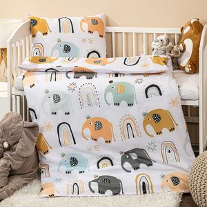 Lenjerie de pat copii, din bumbac, 4Home Little elephant, 100 x 135 cm, 40 x 60 cm imagine