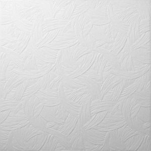 Tavan fals decorativ polistiren expandat Decosa AP105, alb, 50x50x0.8cm, bax 10 pachete x 2mp, Cod 12059 imagine