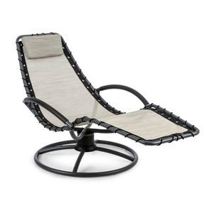 Blumfeldt The Chiller, scaun balansoar, 77 x 85 x 173 cm, 360 Comfort, ComfortMesh, bej imagine