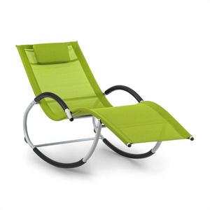 Blumfeldt Westwood, canapea tip leagăn, ergonomică, din aluminiu, verde imagine