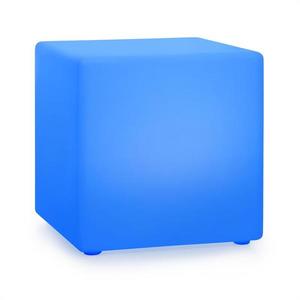 Blumfeldt Shinecube XL, cub luminos, 40 x 40 x 40 cm, 16 culori LED, 4 moduri de lumină, alb imagine