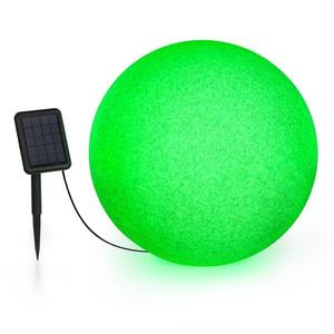 Blumfeldt Shinestone Solar 50, lampă tip bilă, panou solar, Ø 50 cm, LED RGB, IP68, baterie imagine