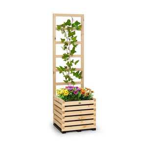 Blumfeldt Mod Grow 50, set de paturi de flori și scară ridicate, 50 x 151 x 45 cm, lemn de pin, folie cu bule imagine