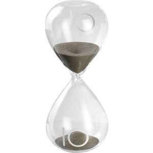 Clepsidra 10 minute - Hourglass 16 cm, gri | Mascagni Casa imagine