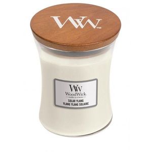 Lumanare parfumata - Solar Ylang, Medium Jar | WoodWick imagine