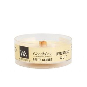Lumanare parfumata - Lemongrass & Lily, Petite | WoodWick imagine