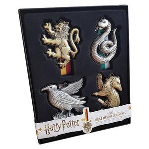 Set 4 decoratiuni - Harry Potter - House Mascot Ornaments | The Noble Collection imagine