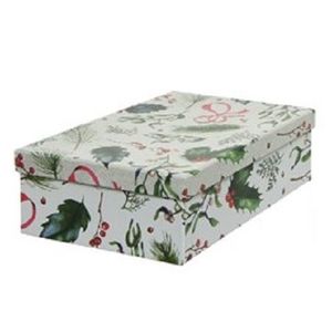 Cutie cadou mica - Giftbox Paper Christmas | Kaemingk imagine