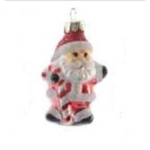 Decoratiune pentru brad - Figure Glass - Santa With Candy - Santa Cu Acadea | Kaemingk imagine