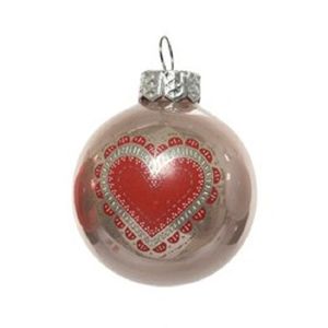 Glob decorativ - Bauble Blush Pink - Heart - Roz / Inima | Kaemingk imagine