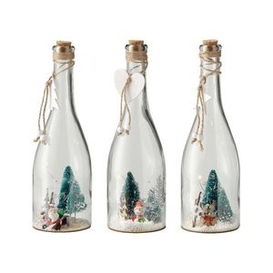 Decoratiune - Micro LED Bottle Glass Steady BO Indoor - mai multe modele | Kaemingk imagine