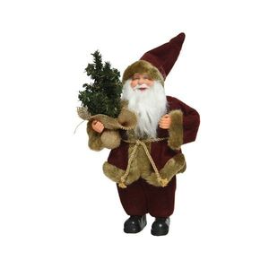 Figurina - Santa Polyester Tree - Oxblood | Kaemingk imagine