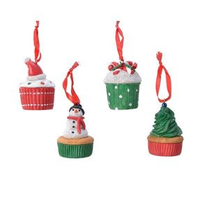 Decoratiune - Cupcakes - Santa Hat, Snowman, Candystick, Tree - mai multe modele | Kaemingk imagine