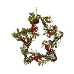 Decoratiune - Star Twig Glitter - Snow, Foam Berries, Pinecone | Kaemingk imagine