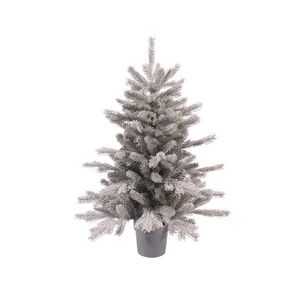 Brad artificial - Grandis Mini Tree Frosted - Indoor - Grey | Kaemingk imagine