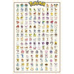 Poster - Pokemon Kanto 151 | GB Eye imagine