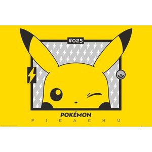 Poster - Pokemon Pikachu wink | GB Eye imagine