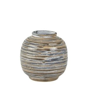 Vaza din ceramica - Gri, 10.3 X 10.2 cm | Villa Collection imagine