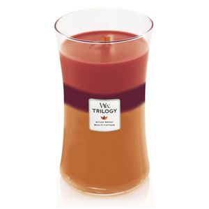 Lumanare parfumata - Trilogy Large Jar - Autumn Harves | WoodWick imagine