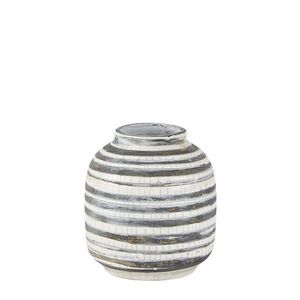 Vaza ceramica gri-alb | Villa Collection imagine