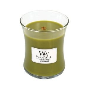 Lumanare parfumata - Medium Jar - Apple Basket | WoodWick imagine