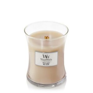 Lumanare parfumata - Medium Jar - White Honey | WoodWick imagine