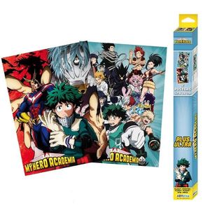 Set 2 postere - My Hero Academia - Artworks, 52 X 38 cm | AbyStyle imagine