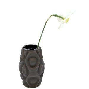 Vaza - Circular sine vase gri mat | Drag and Drop imagine