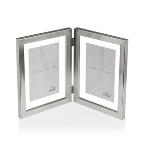 Rama foto dubla - Argintie - 10x15 | Versa imagine