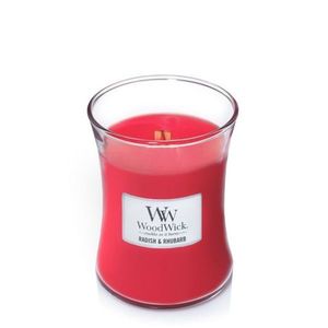 Lumanare parfumata - Radish & Rhubarb, Medium Jar | WoodWick imagine