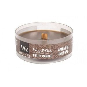 Lumanare parfumata - Petite Amber & Incense | WoodWick imagine