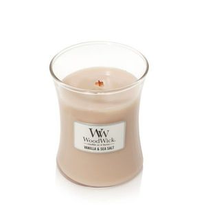 Lumanare parfumata - Vanilla & Sea Salt, Medium Jar | WoodWick imagine